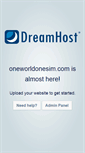 Mobile Screenshot of oneworldonesim.com
